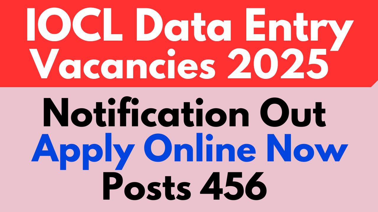 IOCL Data Entry Operator Vacancy