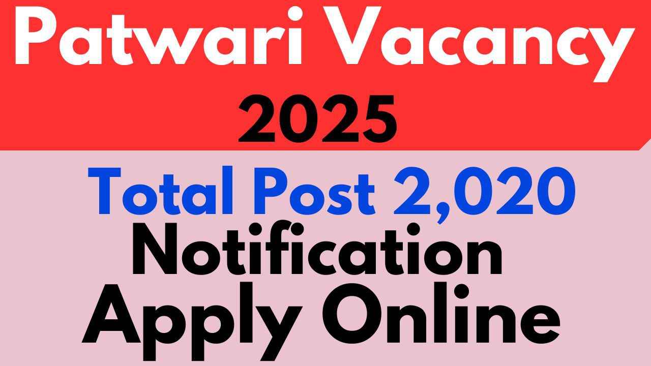 Patwari Vacancy 2025